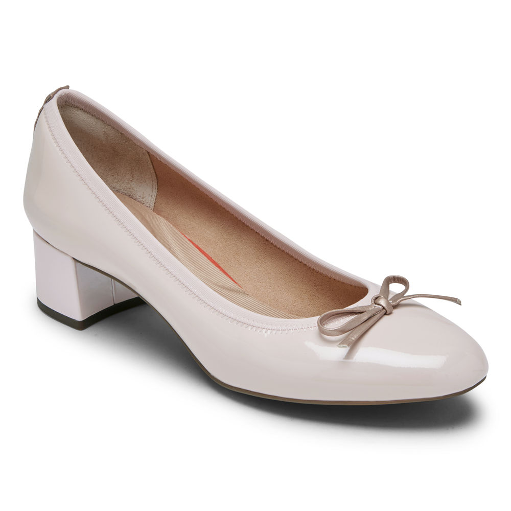 Scarpins Rockport Mulher Prateadas - Total Motion Sydney Bow - 13407GVXO